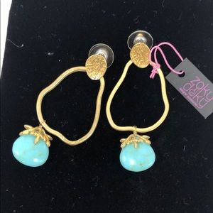 ZokyDoky Jewelry - Genuine Turquoise Dangle Earrings, NWT ZokyDoky Jewelry - Genuine Turquoise Dangle Earrings, NWT